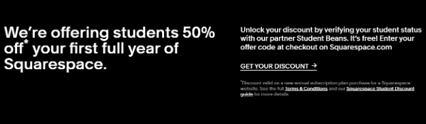 50% Off Squarespace Student Discount