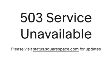 Squarespace Goes Down