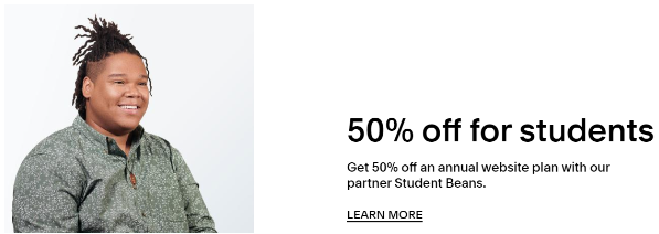 50% Off On Squarespace