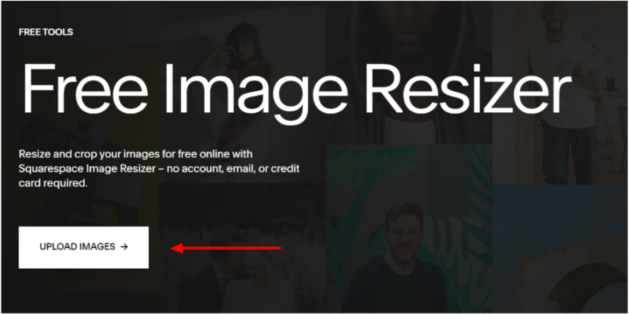 Click On The Upload Images Option