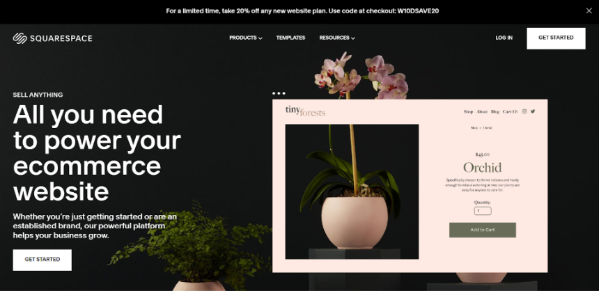 Squarespace - E-commerce Capabilities