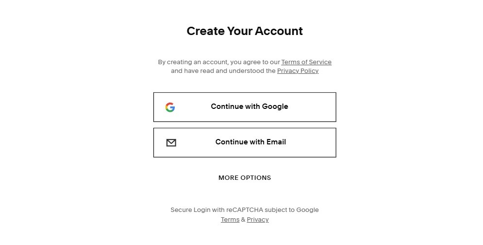 Create a Squarespace Account