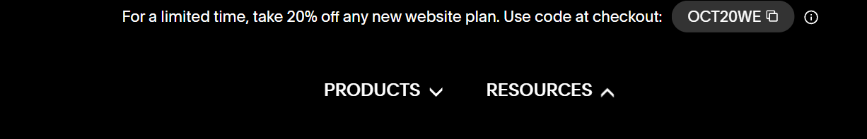 20% Discount on Squarespace